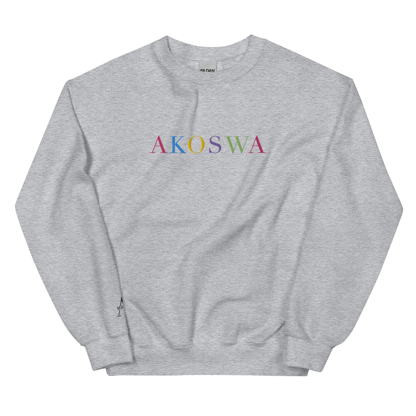 AKOSWA EMBROIDERED NAME Unisex Sweatshirt