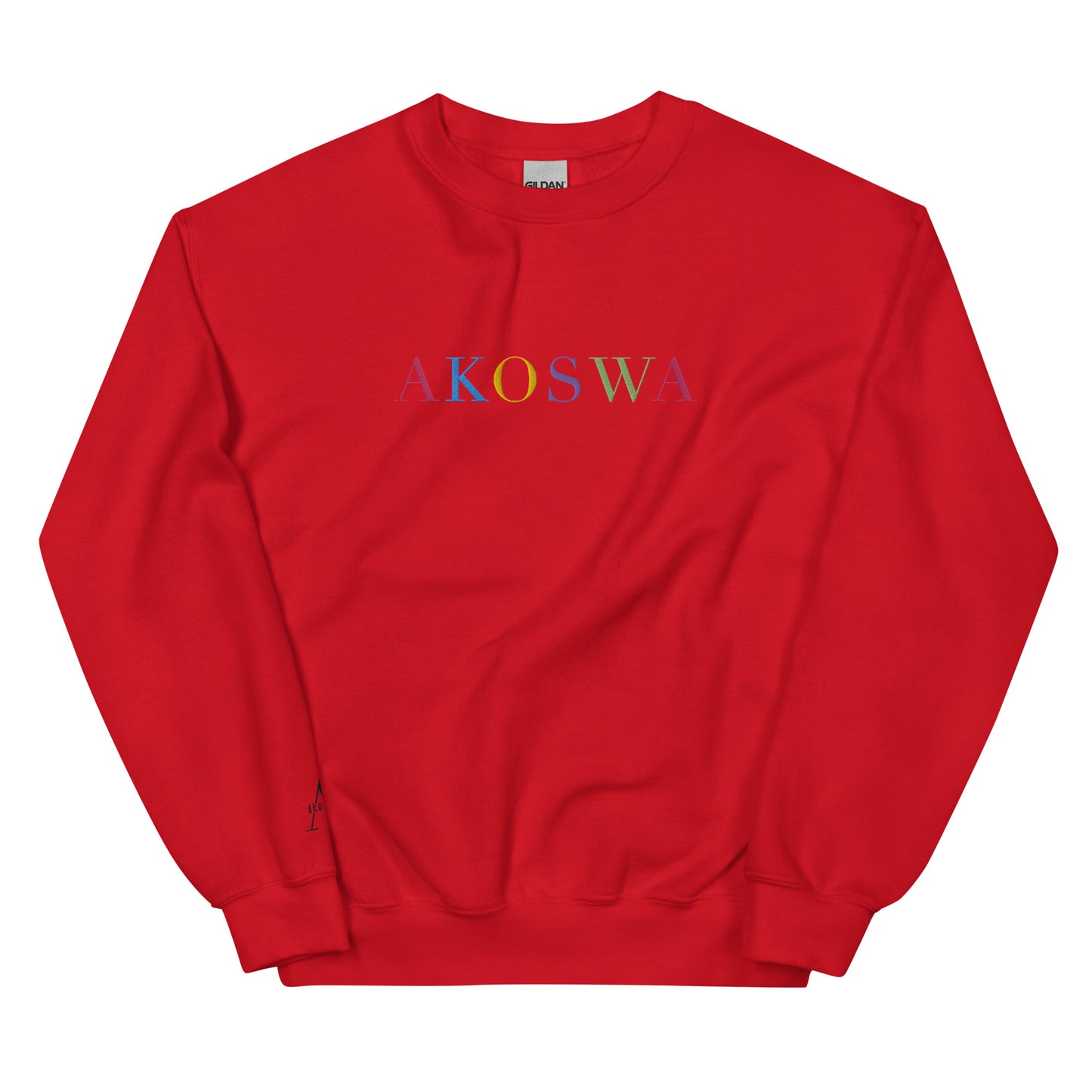 AKOSWA EMBROIDERED NAME Unisex Sweatshirt