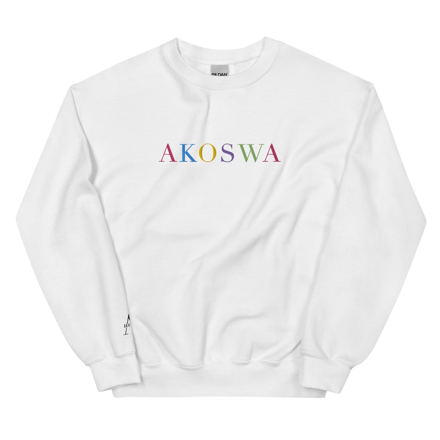 AKOSWA EMBROIDERED NAME Unisex Sweatshirt